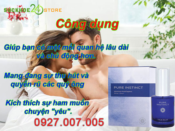 Công dụng Pure Instinct True Blue