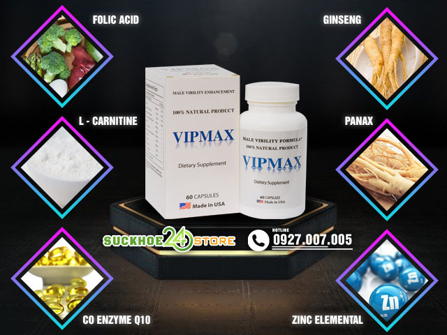 Thành phần của Vipmax
