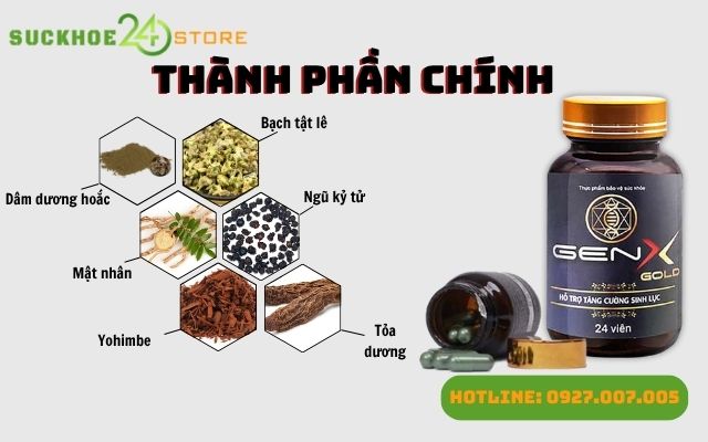 Thành phần chính của Gen X Gold.