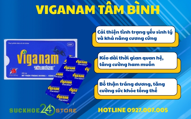 Những công dụng vượt trội của Viganam Tâm Bình 