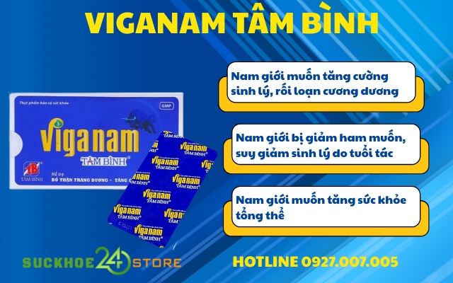Ai nên cân nhắc sử dụng Viganam Tâm Bình? 