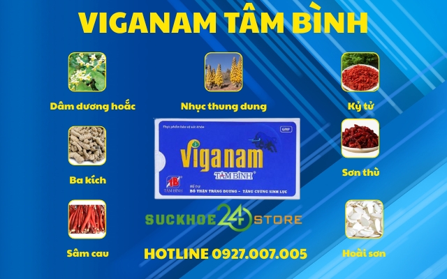 Thành phần tự nhiên góp phần tạo nên tiềm năng của Viganam Tâm Bình