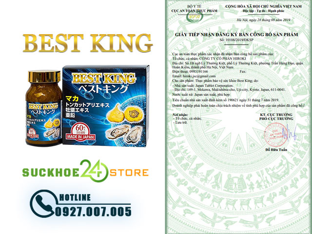 Giấy công bố sản phẩm Best King