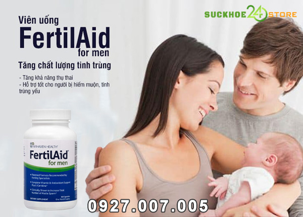 Tác dụng của Fertilaid For Men