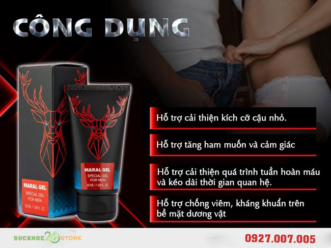 Công dụng của maral gel