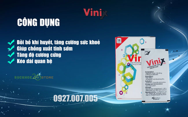 công dụng của tem Vinix