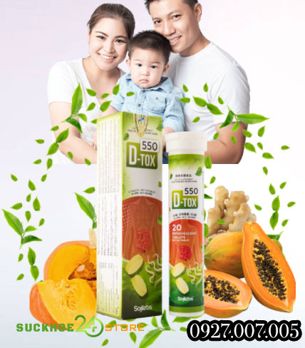 viên sủi D-Tox 550