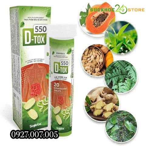 thành phần D-Tox 550