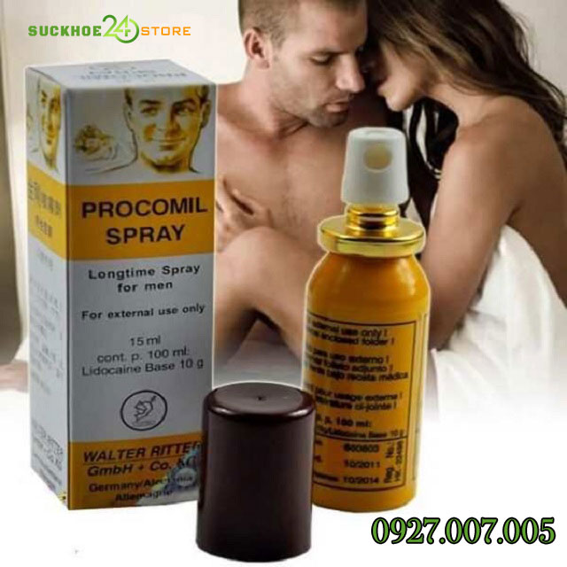 xịt chống xuất tinh sớm Procomil Spray