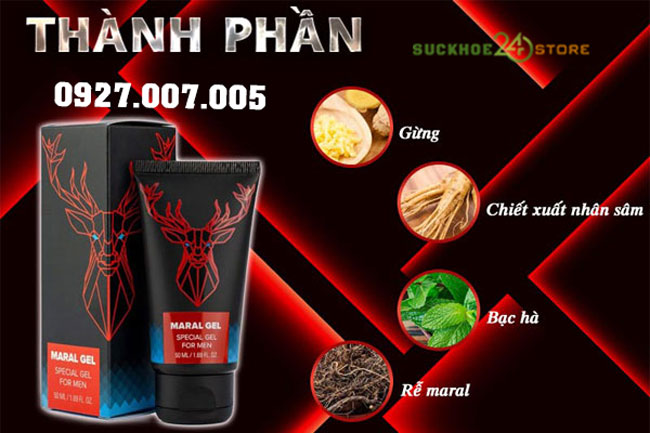 thành phần của maral gel