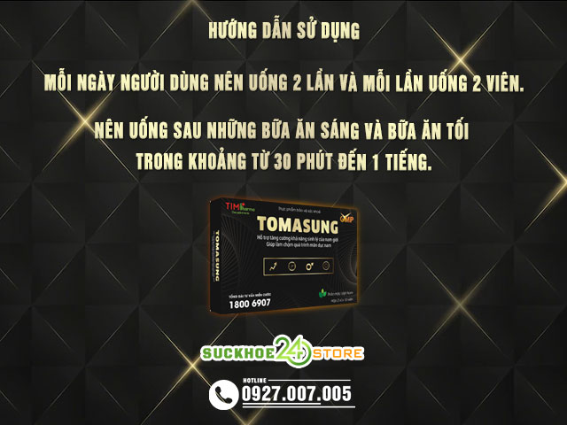 Hướng dẫn sử dụng sản phẩm Tomasung
