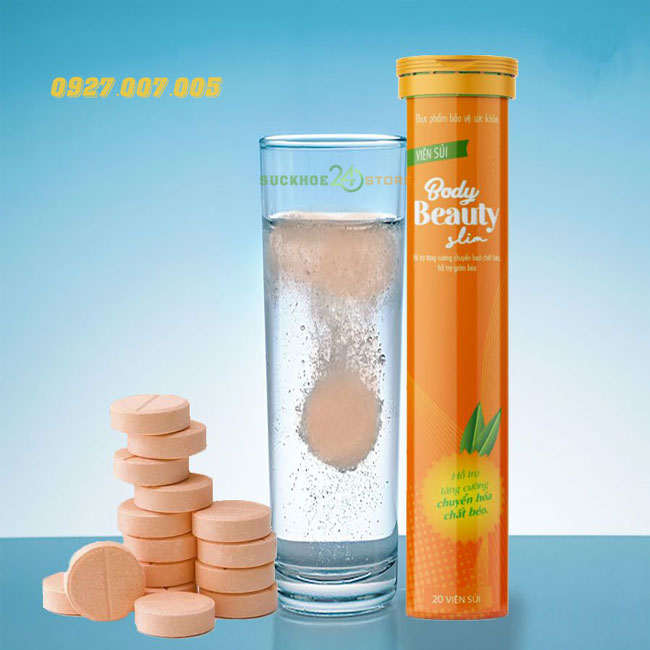 viên sủi giảm cân body beauty slim