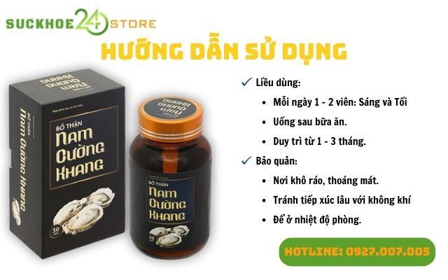 Hướng dẫn sử dụng Nam Cường Khang.