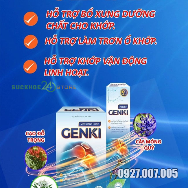công dụng của viên xương khớp genki