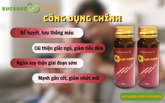 Công dụng nổi bật của Cao Lực Vương.
