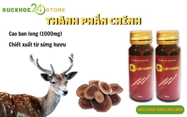 Thành phần chính của Cao Lực Vương.