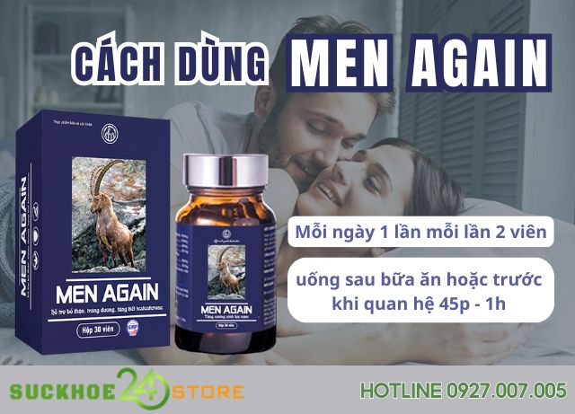 Cách dùng men again hiệu quả