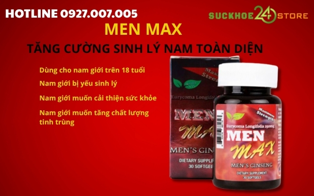 Hướng dẫn sử dụng Men Max hiệu quả và những lưu ý quan trọng