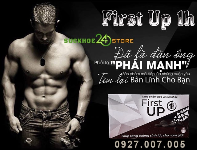viên ngậm first up 1h