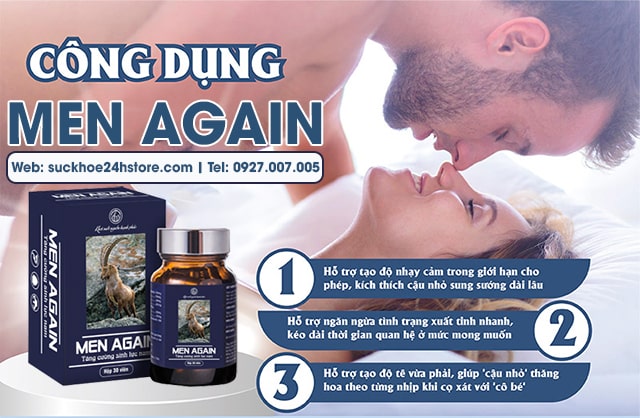 công dụng men again