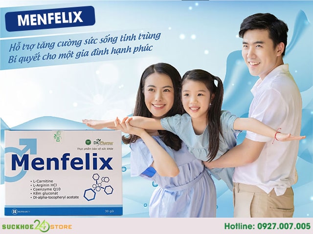 Menfelix với thành phần chính L-Arginine HCl