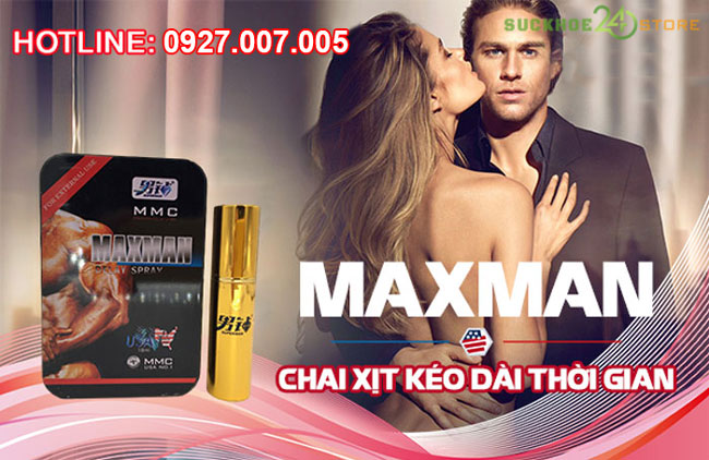 giới thiệu chai xịt maxman