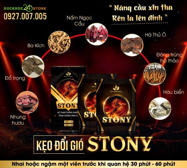 thành phần kẹo stony