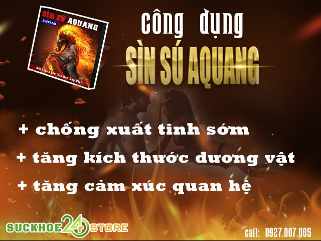 sìn sú aquang công dụng