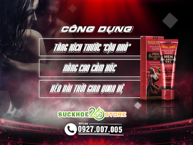 Công dụng của sản phẩm MAXMAN Enlargement