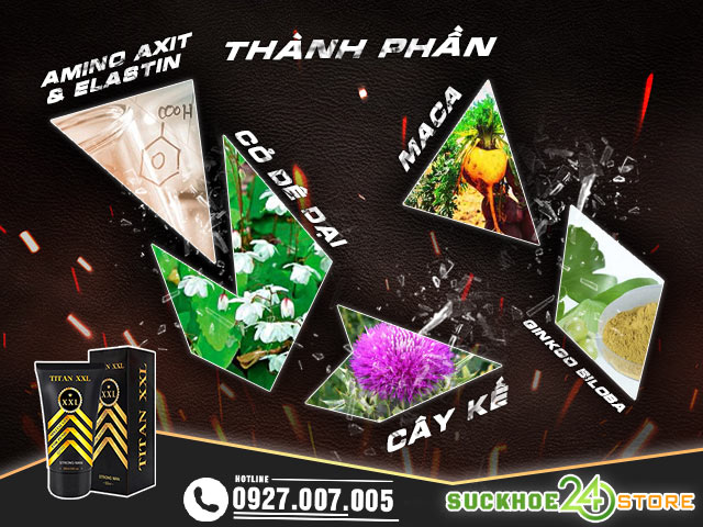 Thành phần của Titan XXL