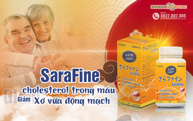 Sarafine giảm nguy cơ xơ vữa mạch máu