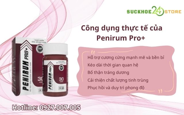 Viên uống Penirum Pro+ có đáng tin không?