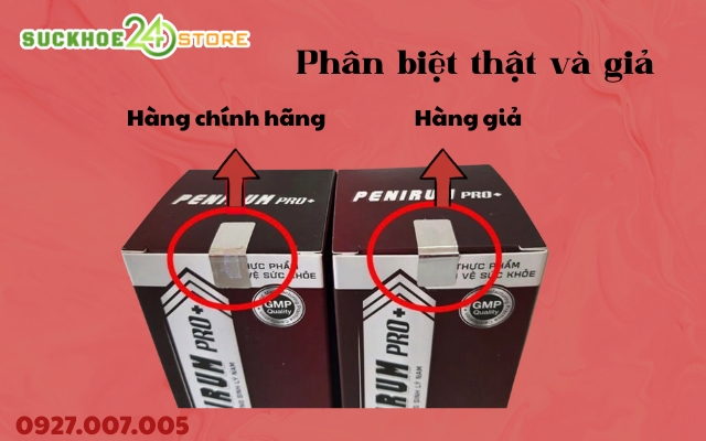 Cách nhận biết một sản phẩm Penirum Pro+ chính hãng